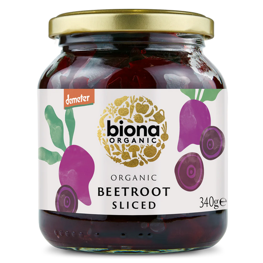 Organic Ruby Sliced Beetroot - Biona - 340g