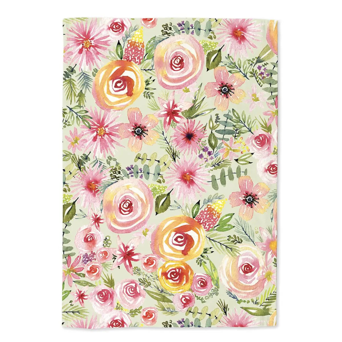 Organic Cotton Tea Towel - 50x70cm - Spring Floral