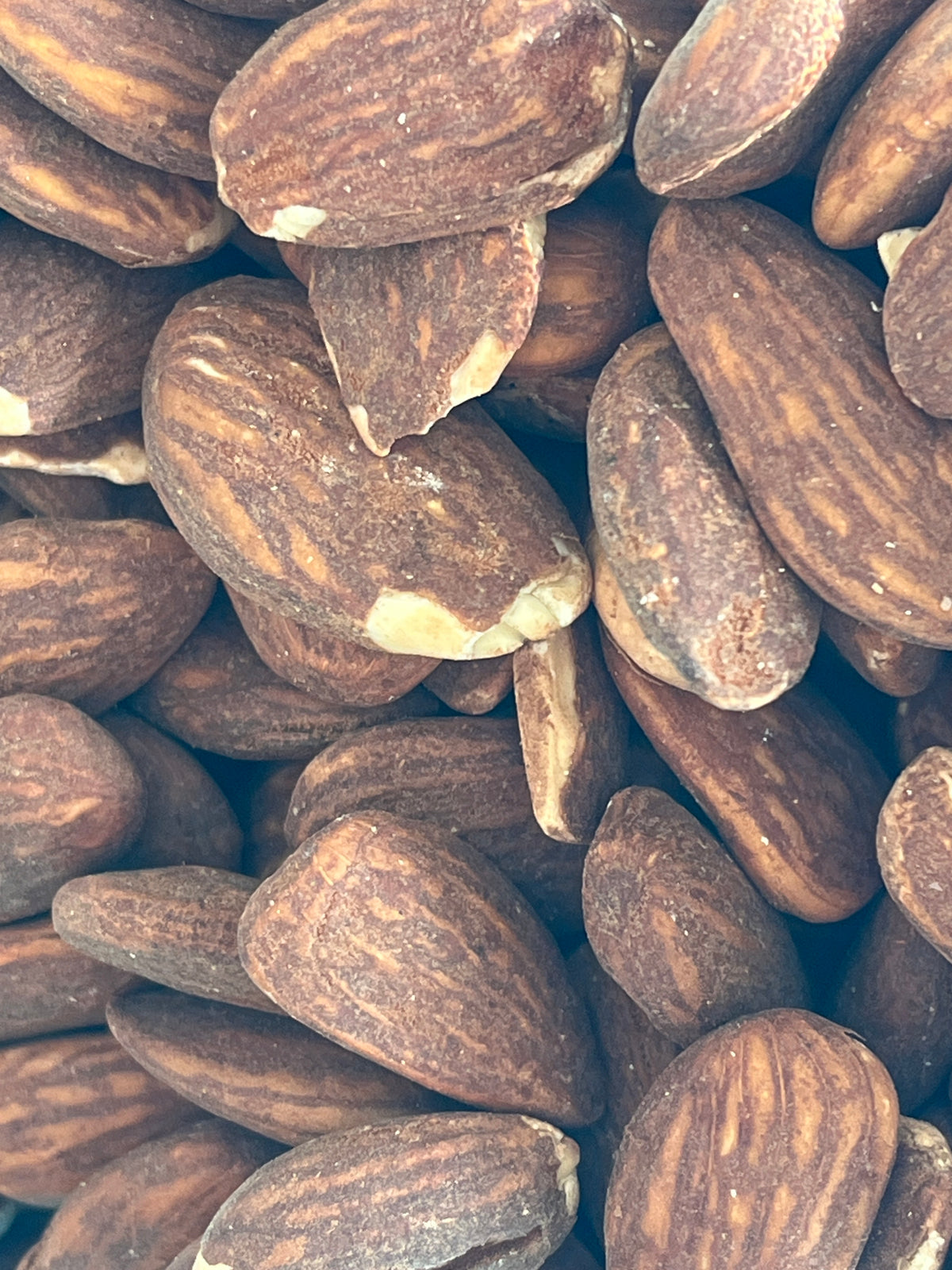 Organic Roasted Almonds With Sea Salt - 100g