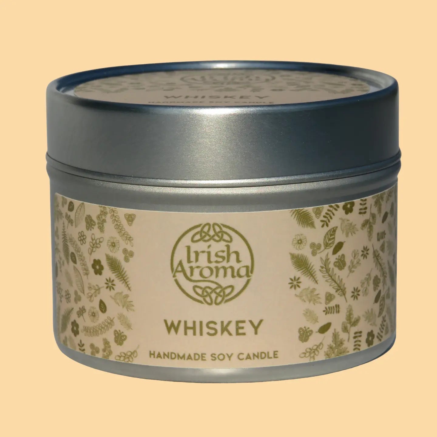 Handmade Soy Candle - Irish Whiskey - 125g
