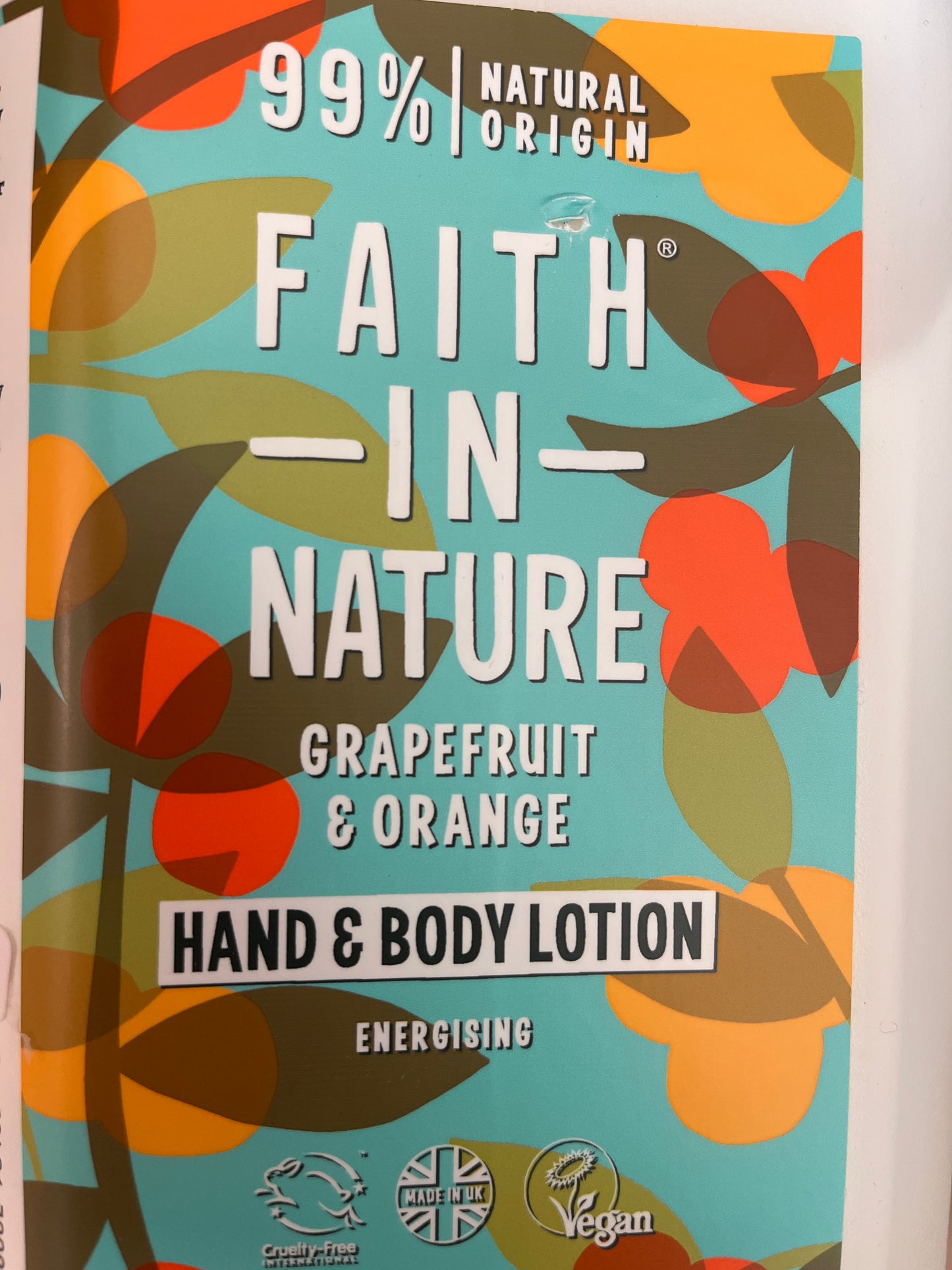 Hand & Body Lotion by Faith In Nature - Grapefruit and Orange- 100ml
