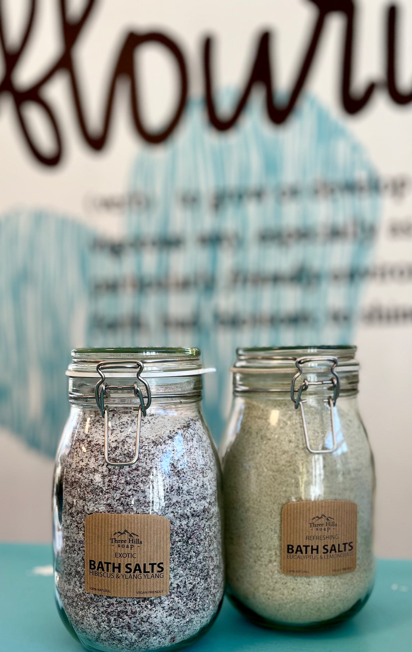 Hibiscus and Ylang Ylang Bath Salts - Three Hills Soap