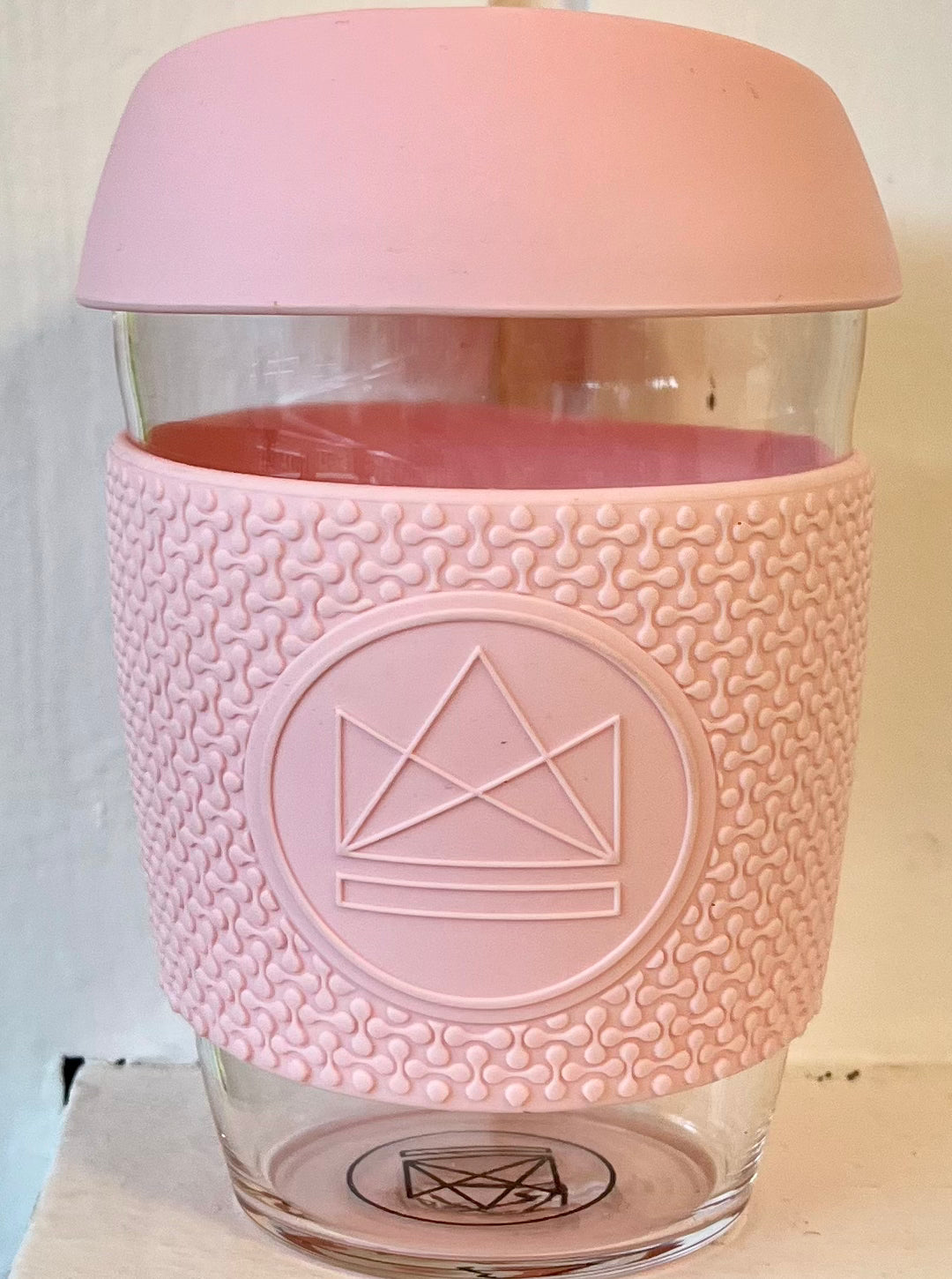 Reusable Glass Coffee Cup - 340ml