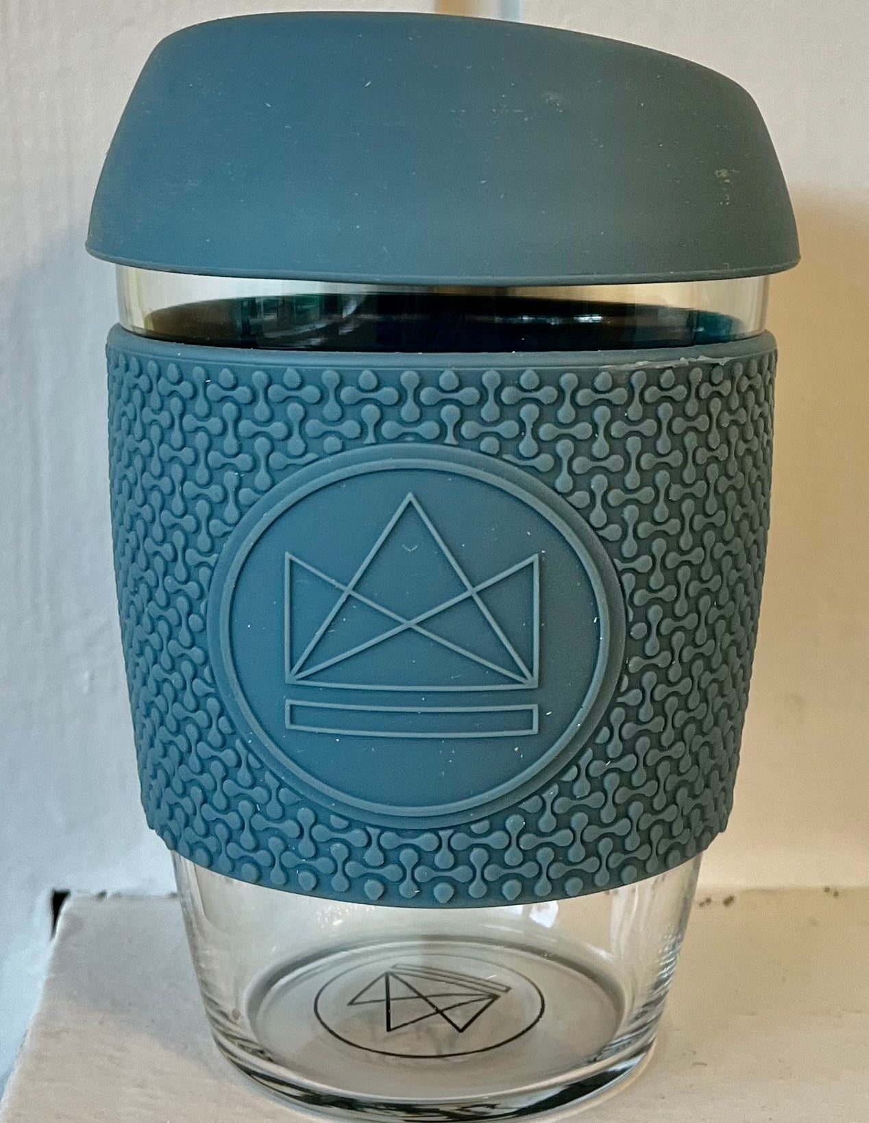 Reusable Glass Coffee Cup - 340ml