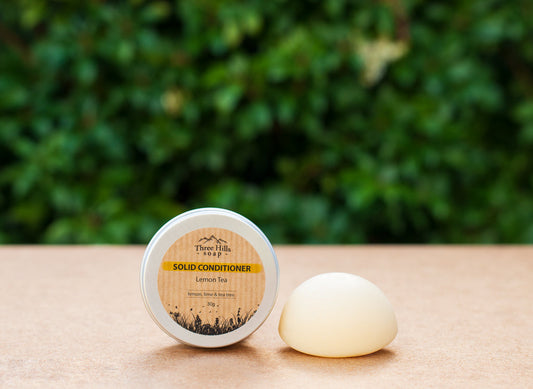 Lemon Tea Conditioner Bar - Three Hills Soap (refill bar)