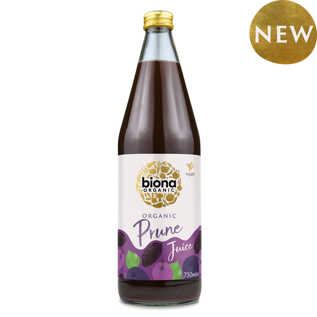 Organic Prune Juice NAS - Biona - 100% pure - 1L