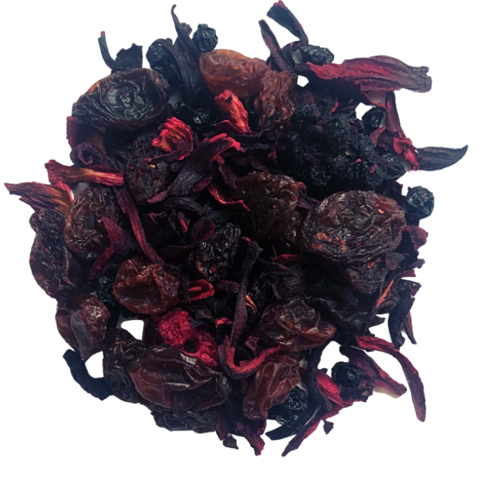 Organic Elderberry & Raspberry Tea - Nik's Teas - 100g
