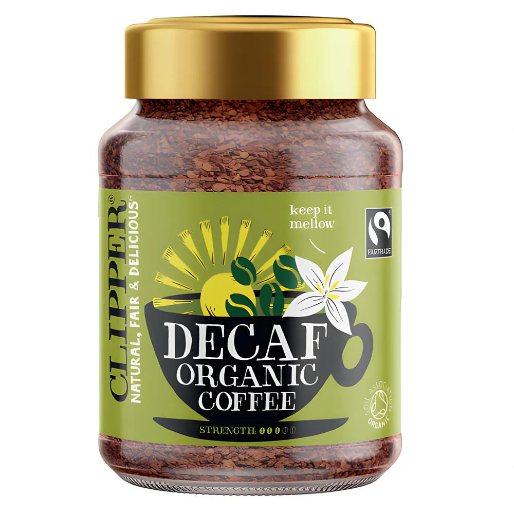 Decaffeinated Instant Coffee - Clipper - 100g