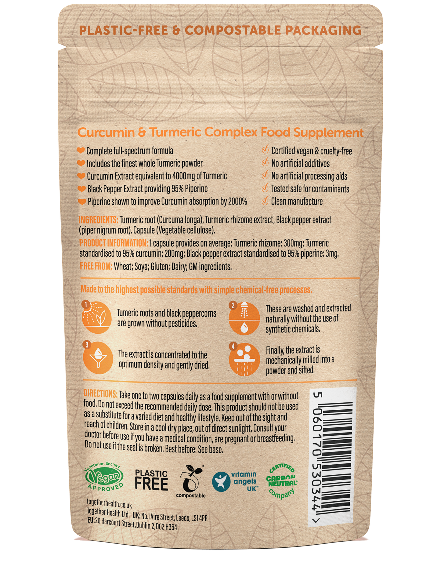 Curcumin & Turmeric Complex - Together Health - 30 capsules