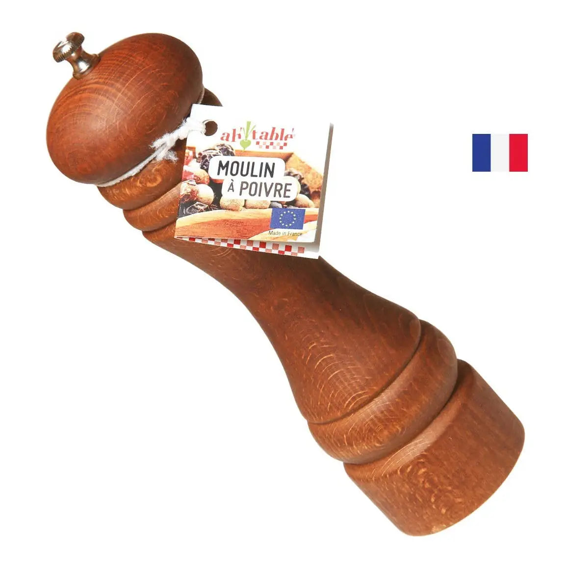Wooden Pepper Mill - 20cm