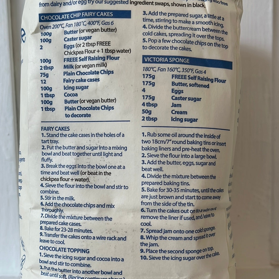 Gluten-Free Self-Raising White Flour - 1kg package