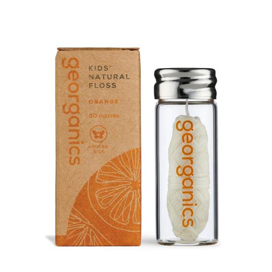 Larger Quantity - Georganics Orange Dental Floss (1 x 50 metres)