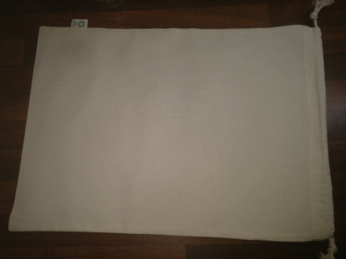 XXL 30 x 45 cm Fair Trade Organic Cotton Drawstring Bag