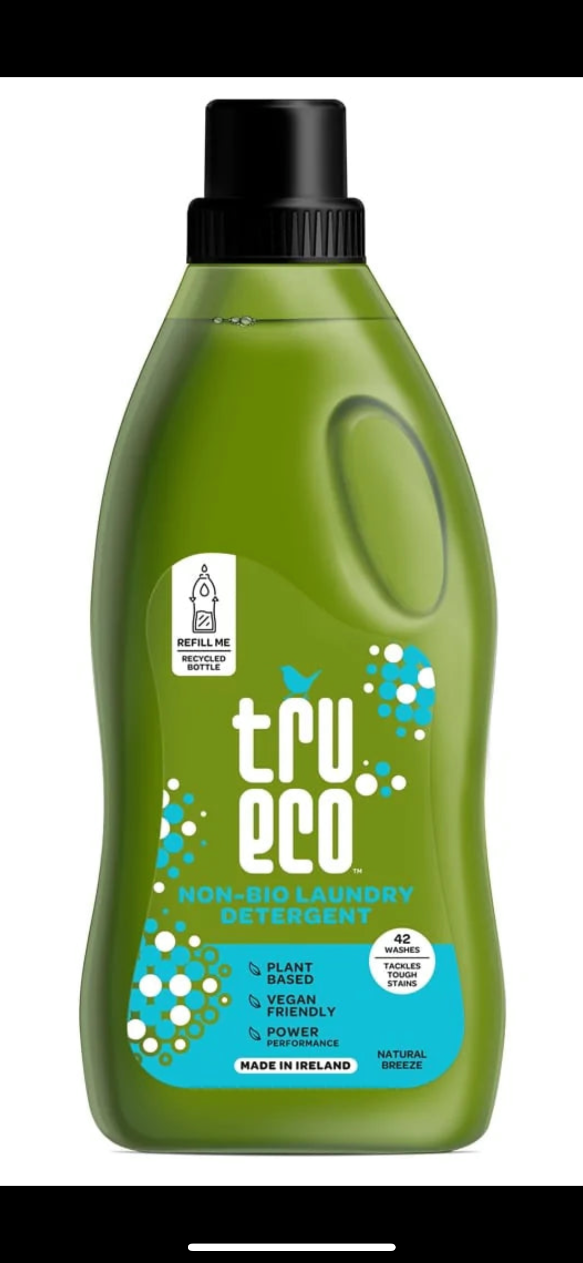 1.5L Non Bio Laundry Detergent "Natural Breeze" - Tru Eco by VivaGreen - 1.5L