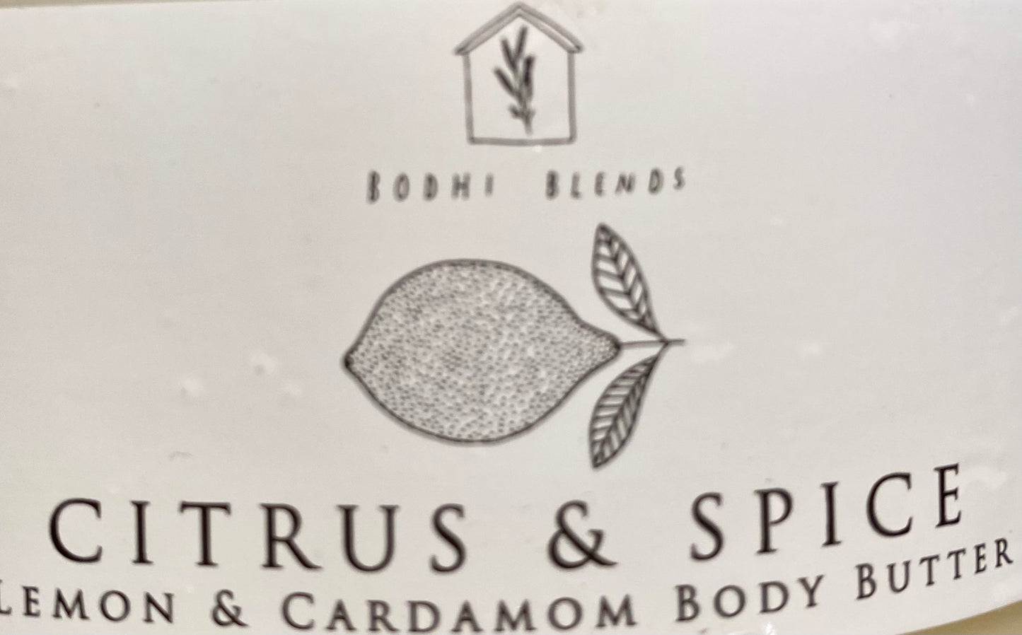 Citrus & Spice Body Cream by Bodhi Blends - 60g Glass Jar