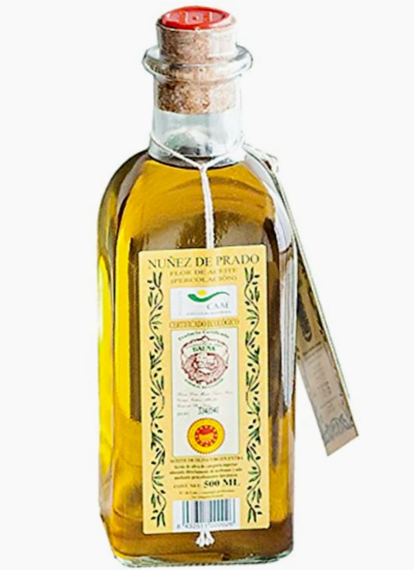 500ml Bottle - Organic Extra Virgin Olive Oil - Nunez De Prado