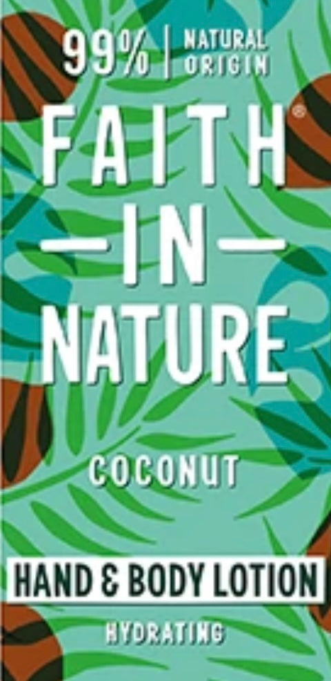 Hand & Body Lotion by Faith In Nature - Coconut - 100ml
