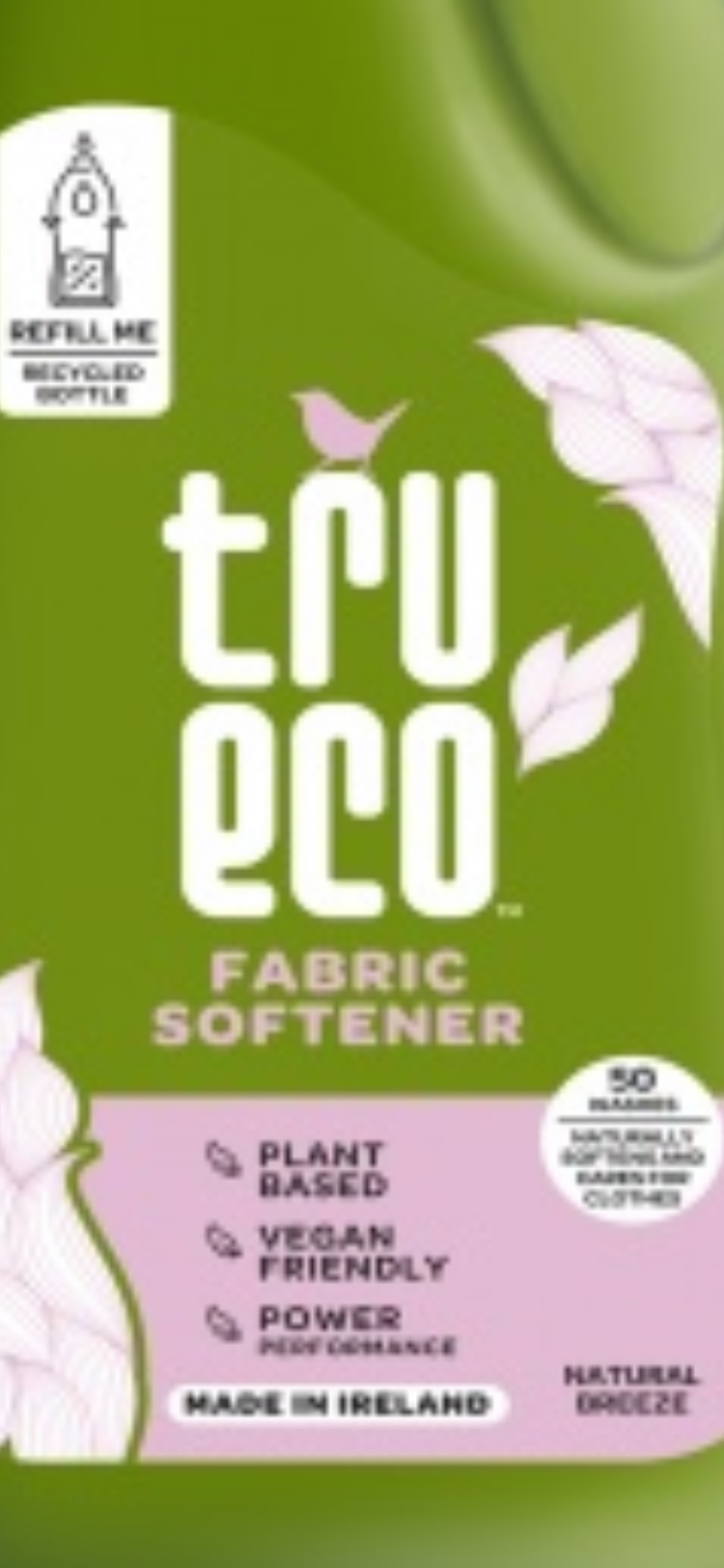 Fabric Softener "Natural Breeze" - Tru Eco by VivaGreen - 100ml Refill