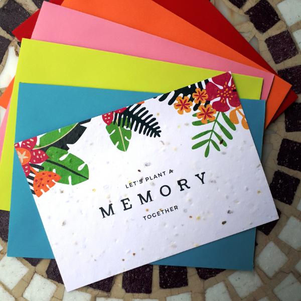 Plantable experience gift card - jiminy eco-toys