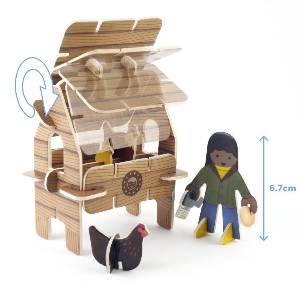 Playpress Farmyard build and play set - jiminy eco-toys