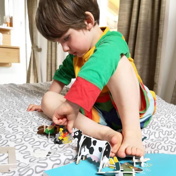 Playpress Farmyard build and play set - jiminy eco-toys