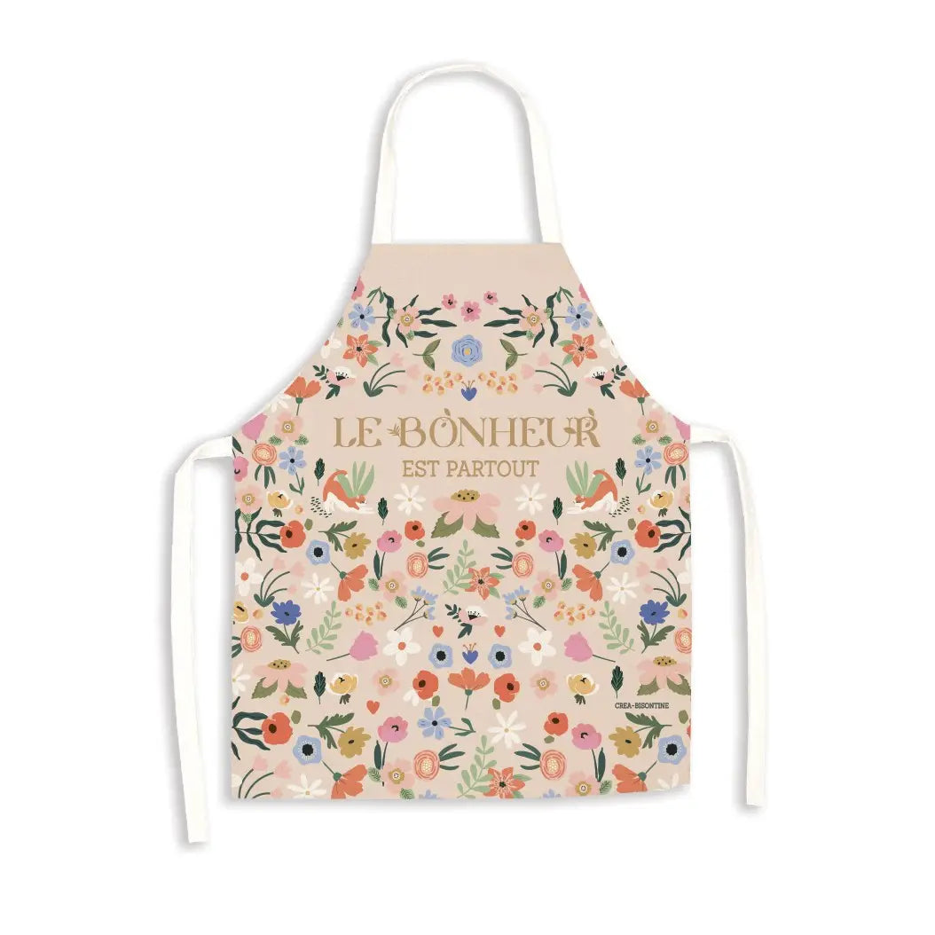 Organic Cotton Apron  - Happiness