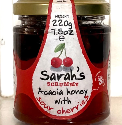 Sarah’s Honey with Sour Cherries by Mileeven - 250g