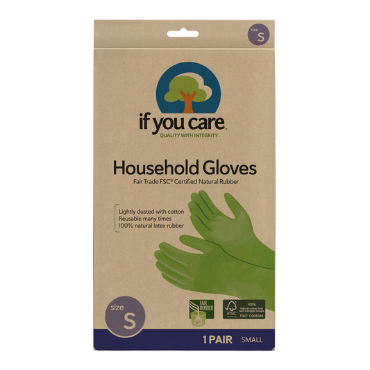 Small - Natural Rubber Gloves by If You Care