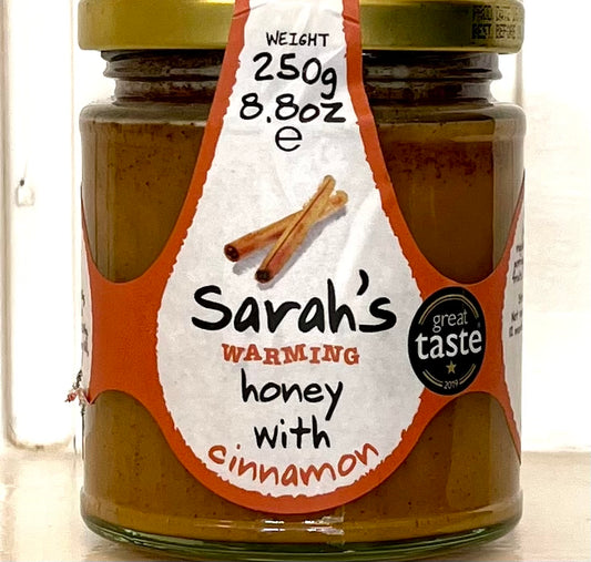 Sarah’s Warming Honey with Cinnamon by Mileeven - 250g