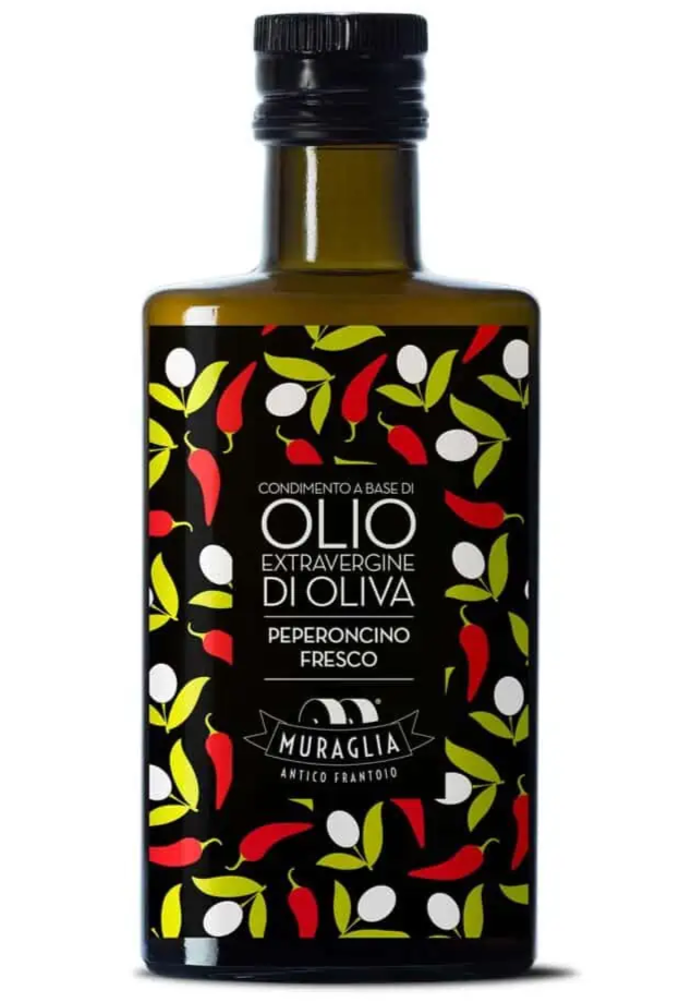 Muraglia Chilli Infused Extra Virgin Olive Oil - Puglia - 200ml