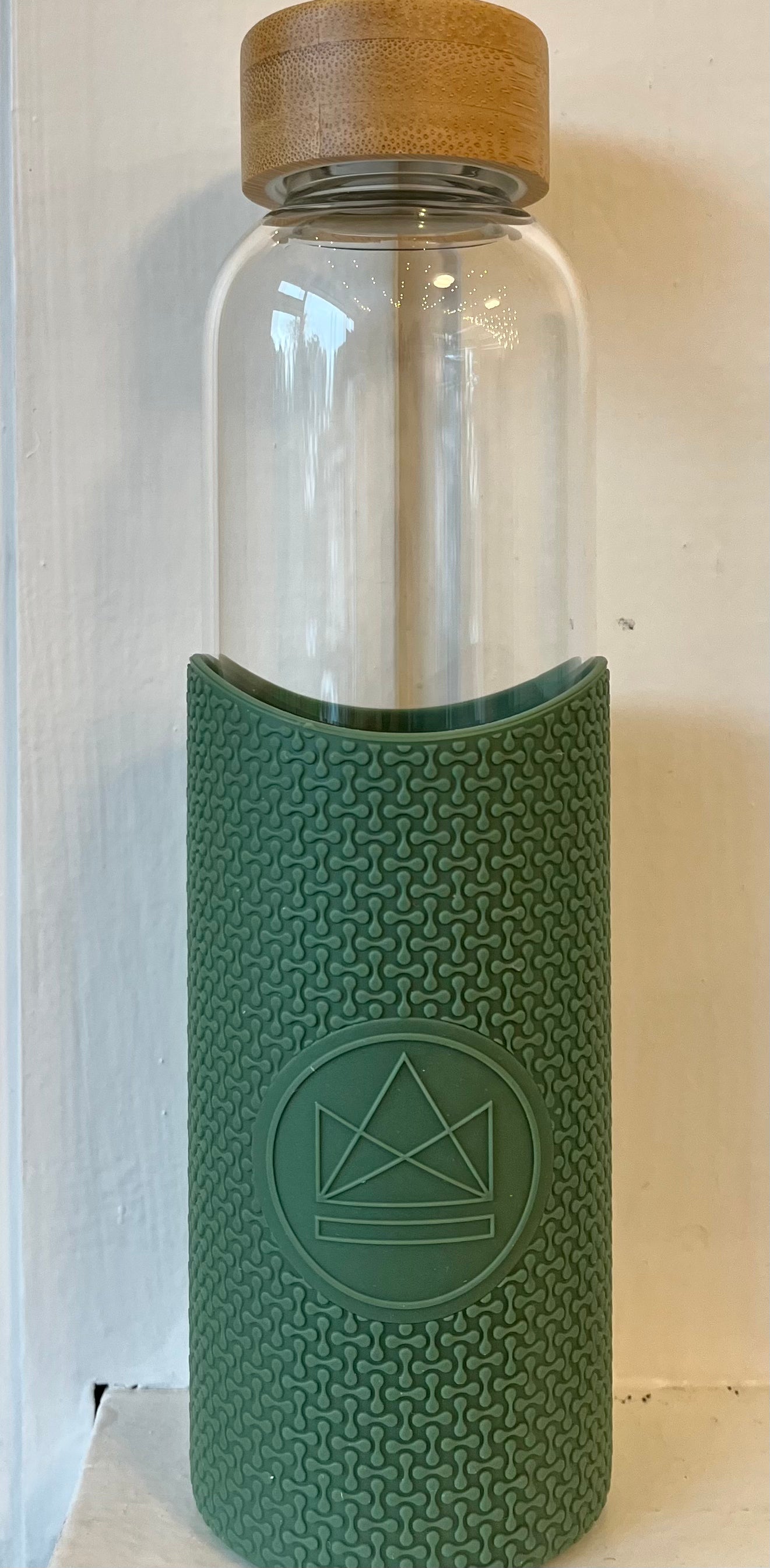 Reusable Glass Water Bottle - 550ml