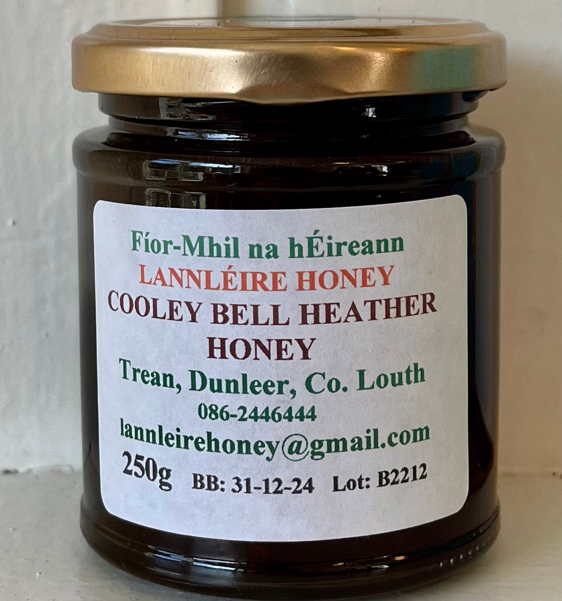 Lannléire Irish Heather Honey - 250g