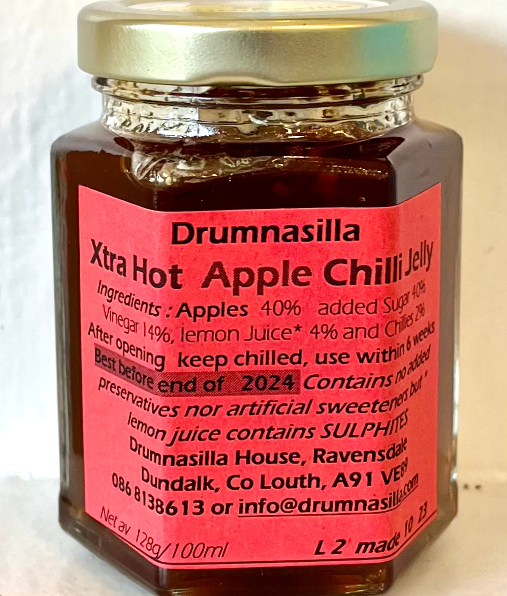 Drumnasilla Extra Hot Apple Jelly - 128g