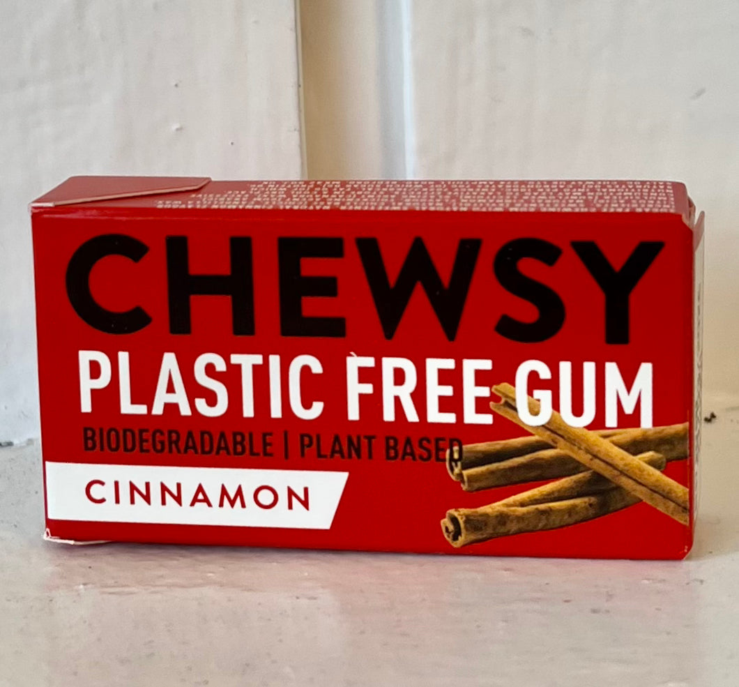 Chewsy- Plastic Free Chewing Gum - 10 Cinnamon Gums