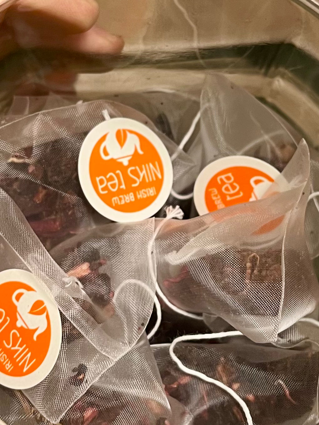 Organic Elderberry & Raspberry Tea Bags - Nik's Teas - 50g (~16 bags)