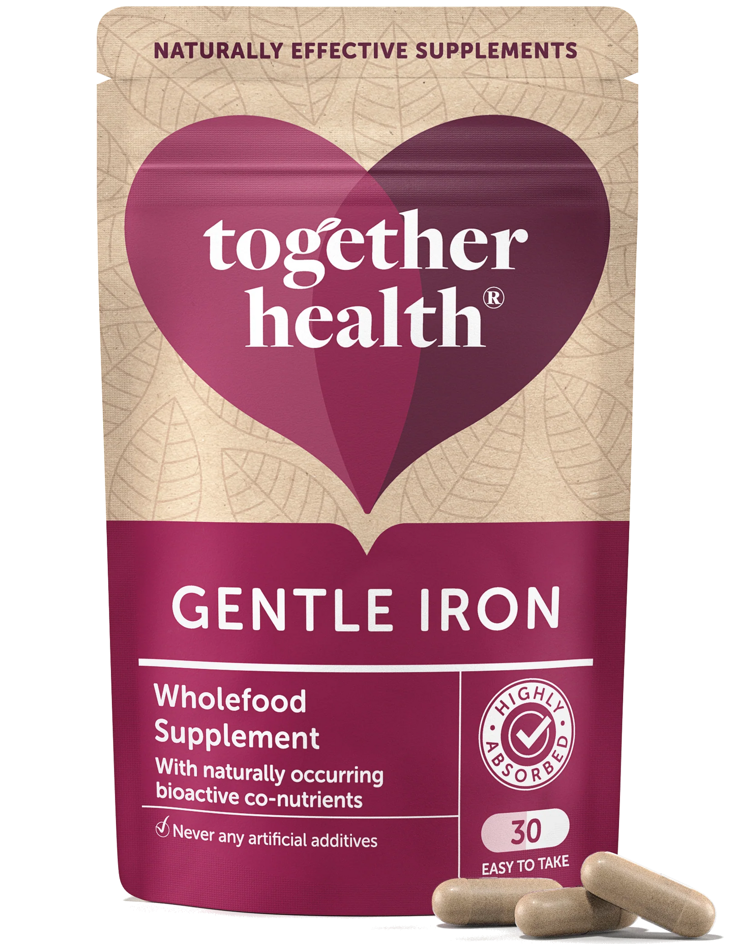 Gentle Iron Complex - Together Health - 30 capsules