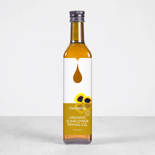 Organic Sunflower Oil for Frying - Clearspring - 500ml