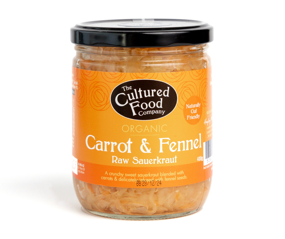 RAW Organic Sauerkraut w/ Carrot & Fennel - CFC - 400g