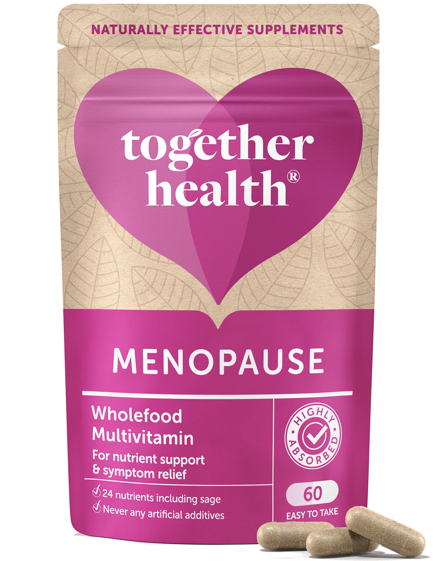 Menopause Multi Vitamin - Together Health - 60 capsules