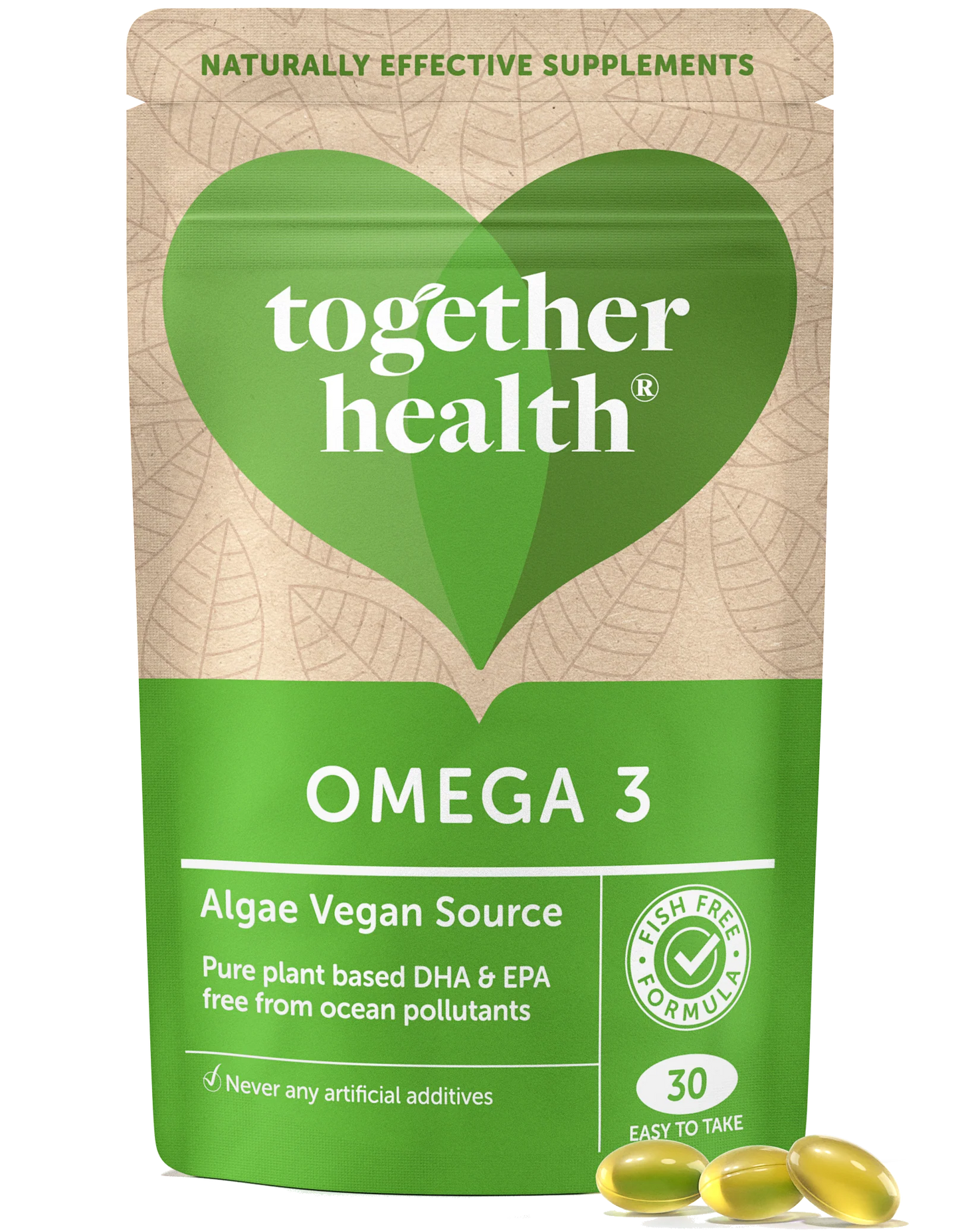 Ocean Pure Vegan Omega 3 - Together Health - 30 capsules