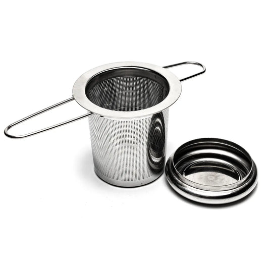 Stainless Steel Tea Infuser w/ foldable handles