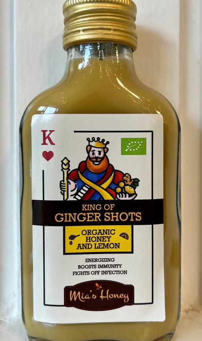 Organic Peruvian Ginger Shot with Lemon & Honey - 100ml