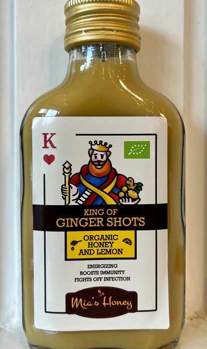 200ml - Organic Peruvian Ginger Shot with Lemon & Honey