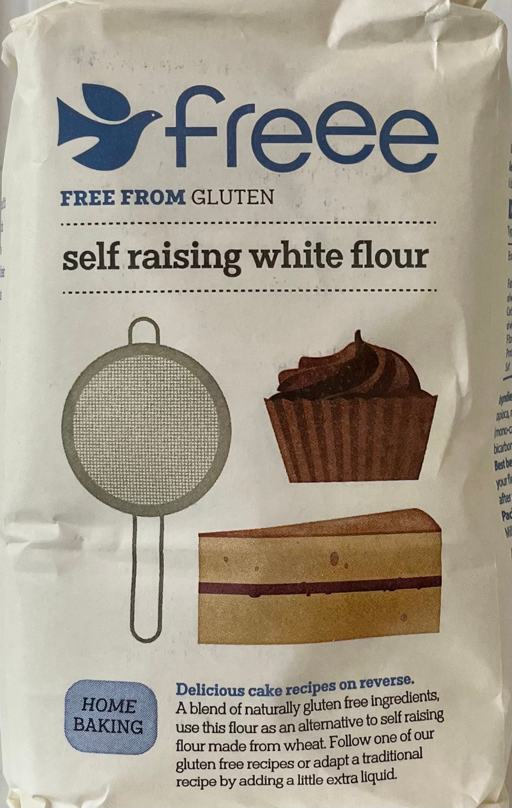 Gluten-Free Organic Self-Raising White Flour  - 1kg package
