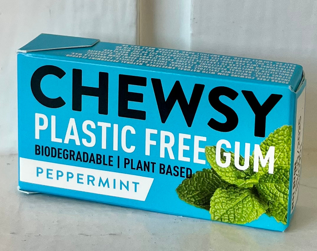 Chewsy- Plastic Free Chewing Gum - 10 Peppermint Gums