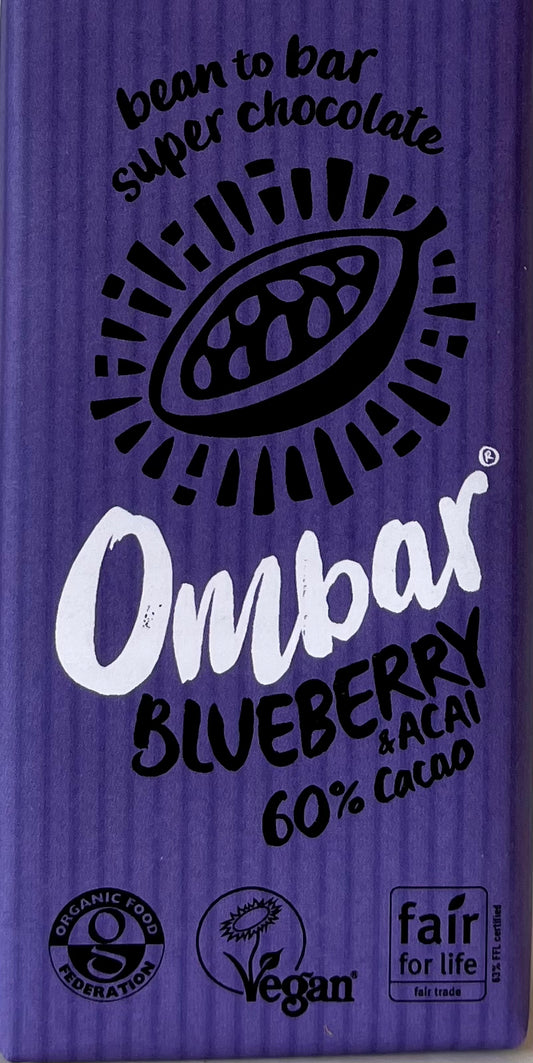 Blueberry & Acai Chocolate Bar - 35g