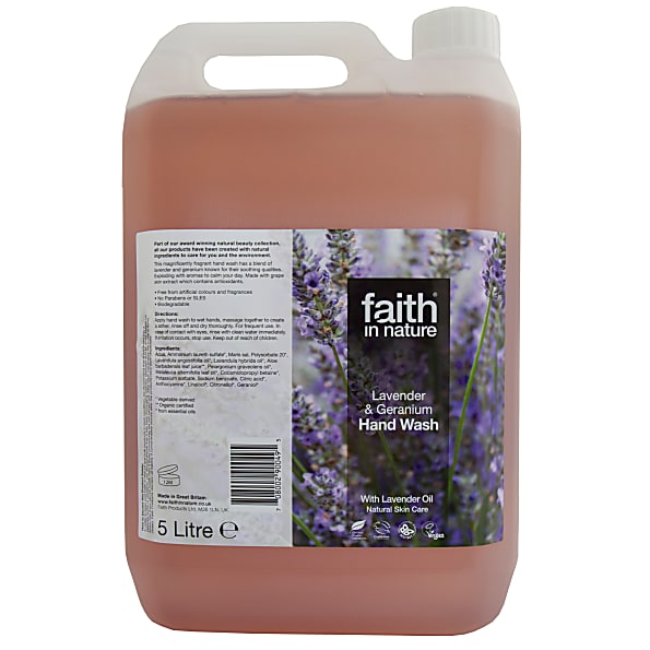 Faith Nature Lavender and Geranium Hand Wash 100ml