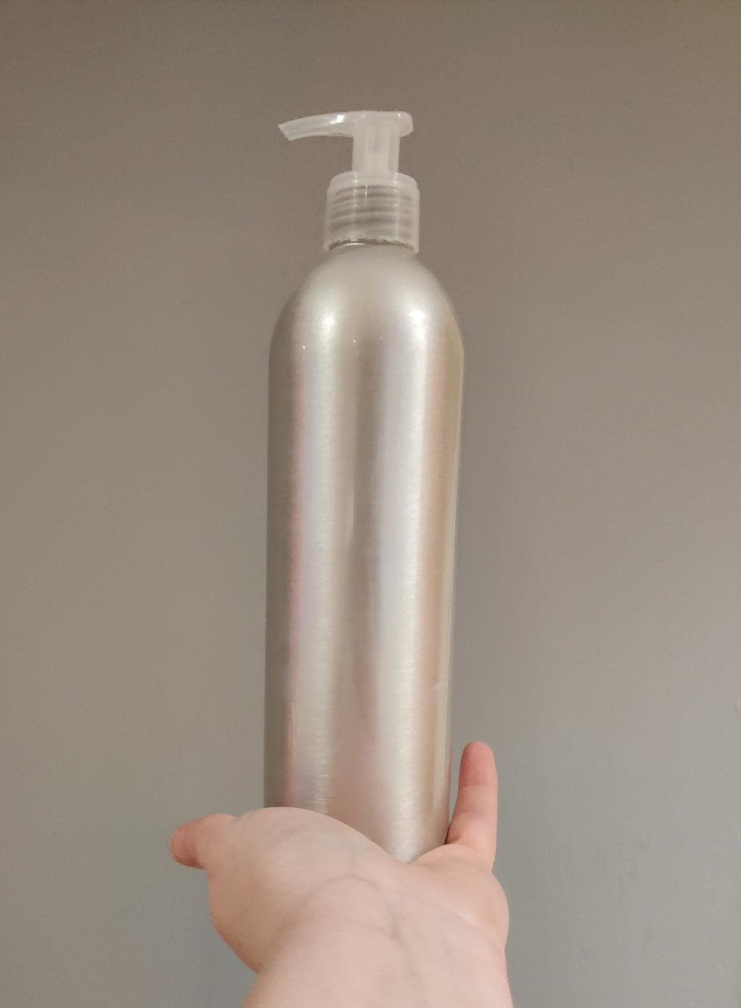 500ml Aluminium Bottle with Pump