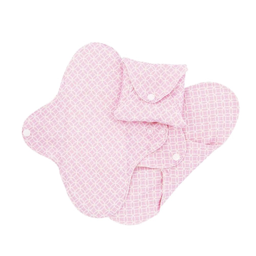 Reusable Panty Liners by Imse Vimse, 3 pack, pink halo