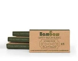 Pack of 5 replacement blades for Bambaw Metal Safety Razors